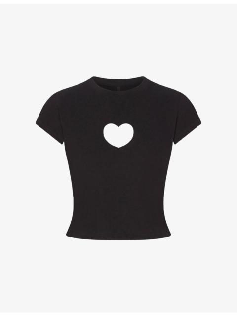 Worn-In Heart Baby Cotton-Jersey T-Shirt