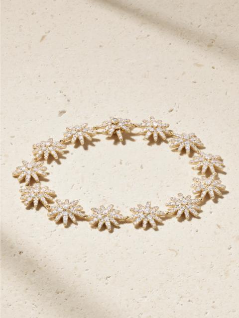 Starburst 18-karat Gold Diamond Bracelet
