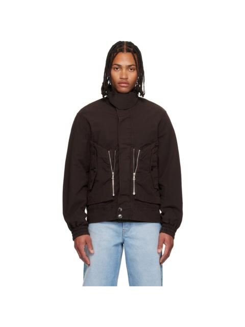 Brown Overdyed Shell Jacket