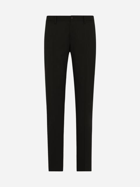 Trousers in stretch wool