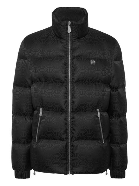 monogram puffer jacket
