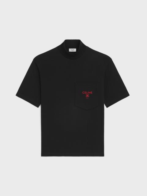 mock neck t-shirt IN cotton jersey