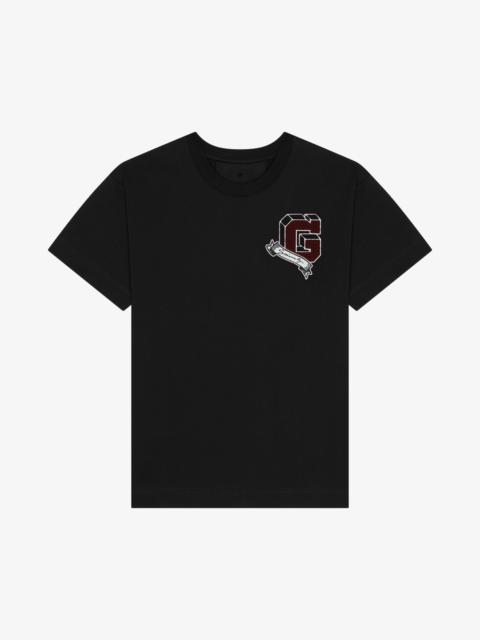GIVENCHY COLLEGE T-SHIRT IN COTTON