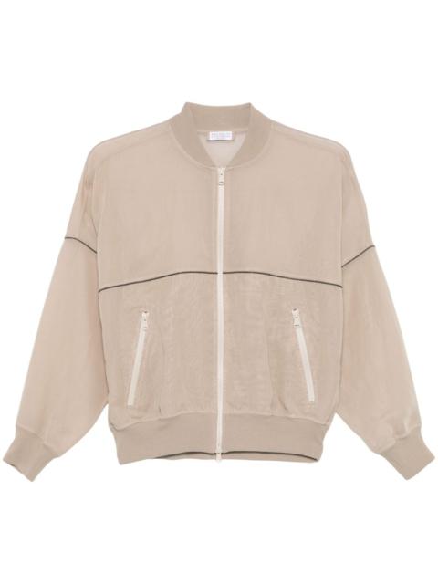organza bomber jacket