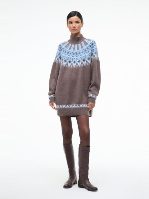 STAUD LIZA SWEATER DRESS BANFF