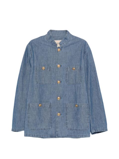 Sahariana buttoned pocket shirt jacket