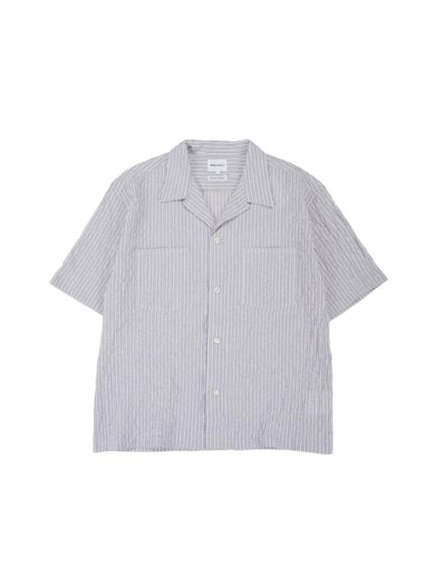 Mols Striped SS Camp Shirt Multi Color Stripe