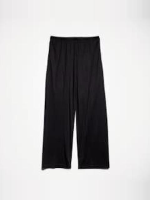 Light silk jersey sportswear pants