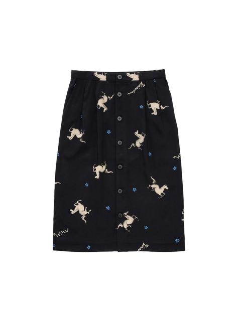 B.D. SKIRT W BLACK