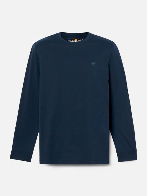 Men's Oyster River Chest Logo Long-Sleeve T-Shirt