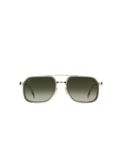 square-frame sunglasses