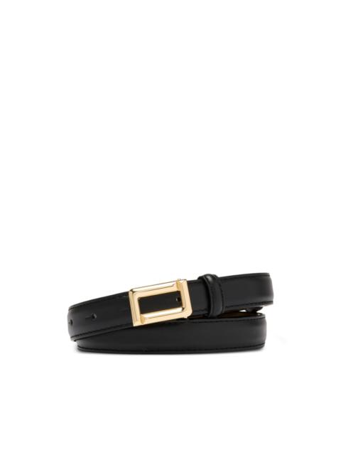 Angele buckle-fastening leather belt