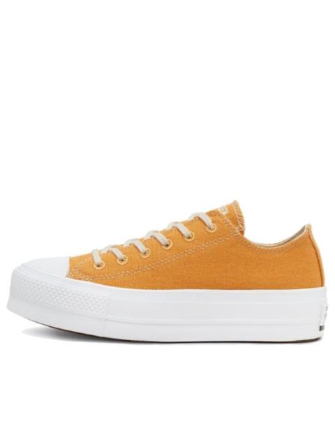 (WMNS) Converse Renew Cotton Chuck Taylor All Star Platform Low 'Sunflower Gold' 567104C