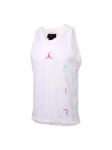 Air Jordan Air Dri-FIT Basketball Sports Vest White CT4766-100