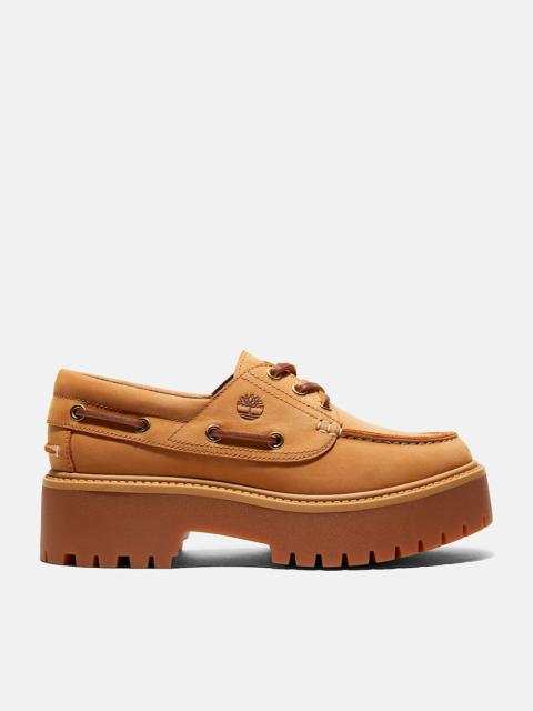 Women’s Stone Street Platform Boat Shoe