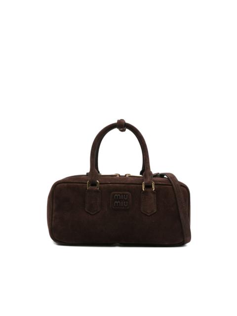 top-handle zip-fastening tote bag