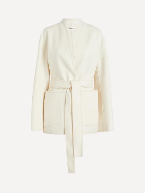 Off-White Belted Kimono Jacket