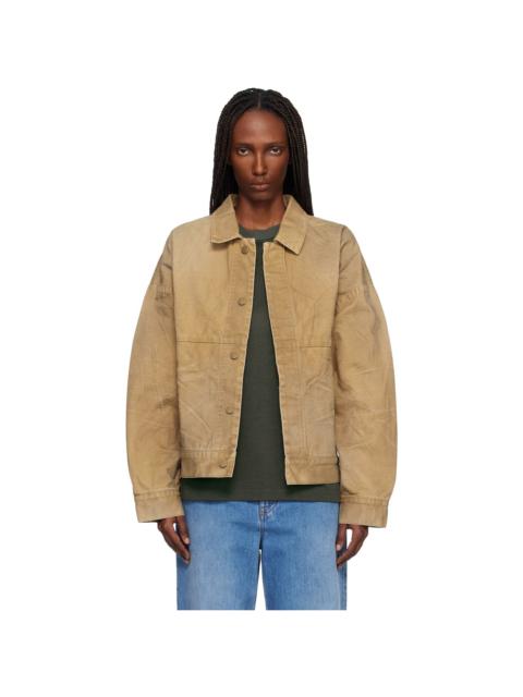 Tan Canvas Utility Jacket