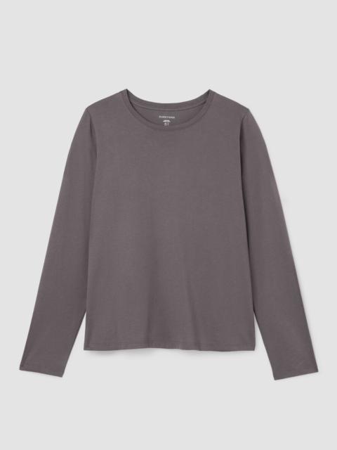 Organic Pima Cotton Jersey Long-Sleeve Tee
