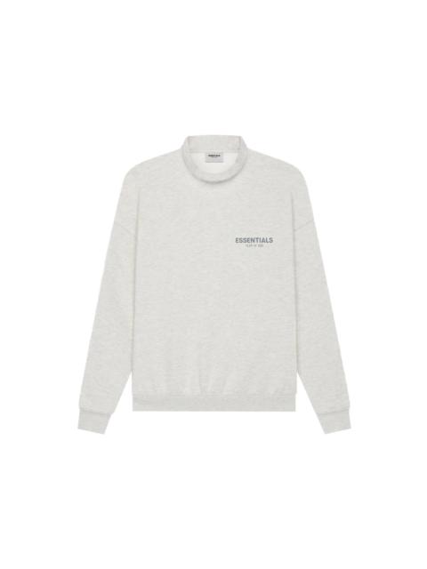 Fear of God Essentials Pullover Mockneck Light Heather Oatmeal
