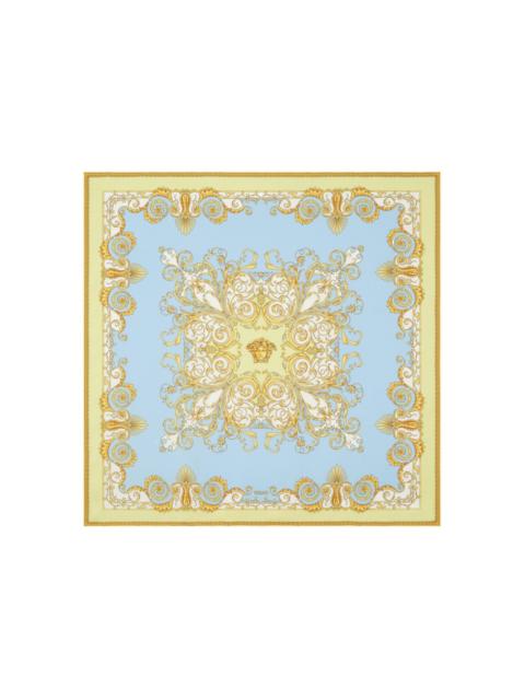 Spring Barocco printed silk scarf