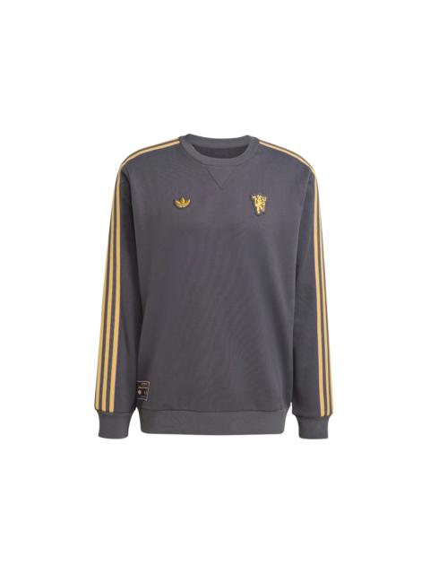 adidas Terrace Icons Sweatshirt Manchester United Utility Black