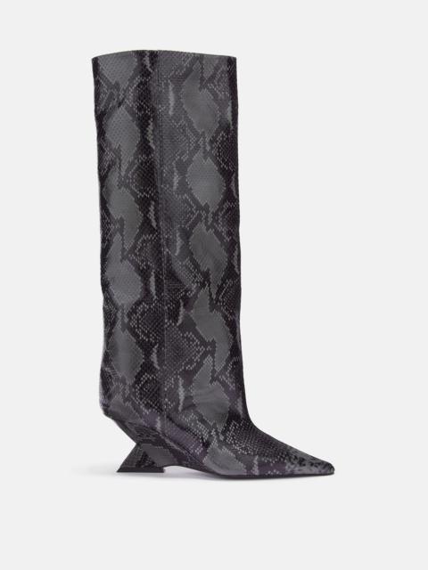 "CHEOPE'' BLACK AND GREY TUBE BOOT