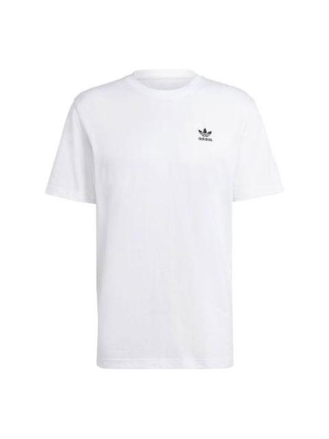 adidas originals Adicolor Classics Back+front Trefoil Boxy Tee 'White Black' IM4513