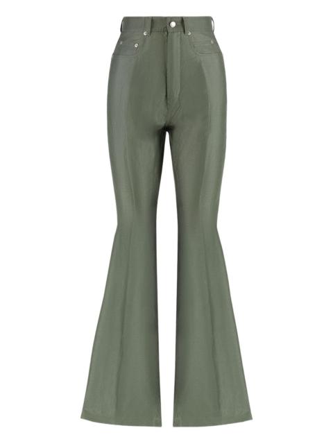 pressed-crease trousers