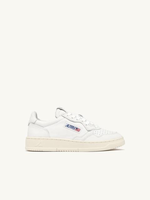 MEDALIST LOW SNEAKERS IN SUPER-SOFT WHITE NAPPA