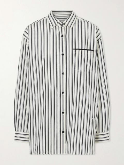 Striped Organic Cotton-sateen Shirt