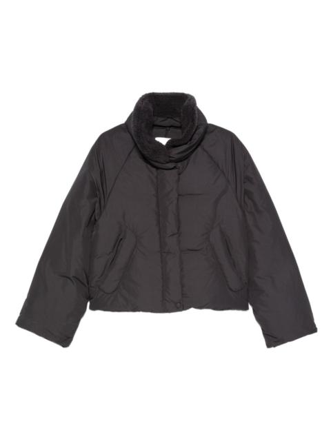 high-neck puffer jacket