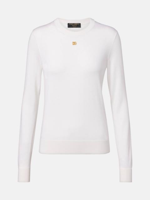 DG cashmere and silk sweater