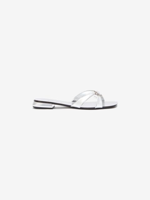 Low Sandals With Mirror Snake Monogram