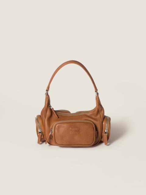 Pocket nappa leather bag