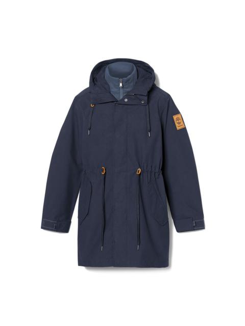 Timberland Snowdon Peak Fishtail Parka Jacket 'Navy' A6FYH-433
