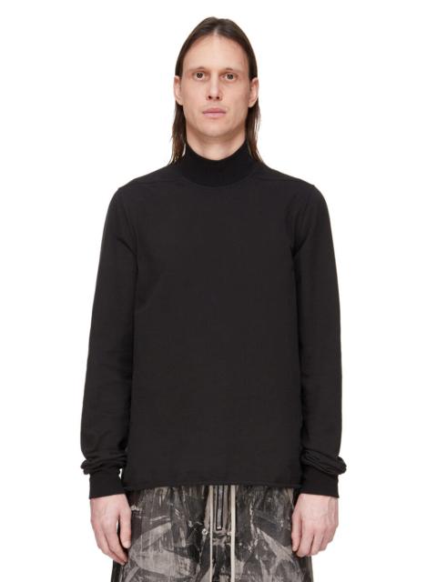 high-neck cotton sweatshirt