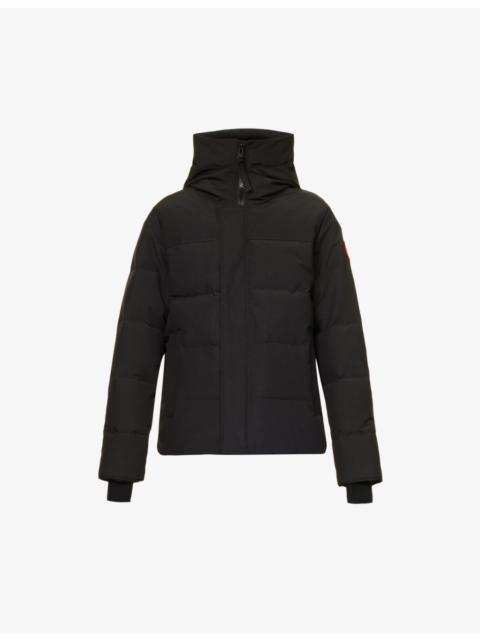 Macmillan funnel-neck twill-down parka jacket