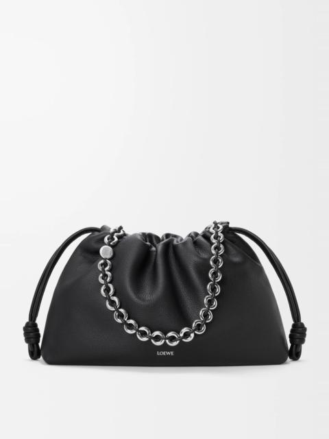 Large Flamenco purse in fine grained calfskin