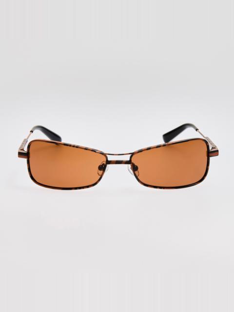 Statzione Sunglasses in Brown Zebra