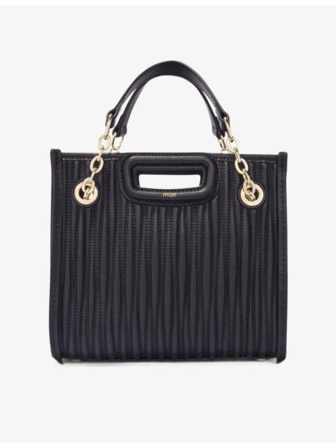 Cabas padded mini leather shoulder bag