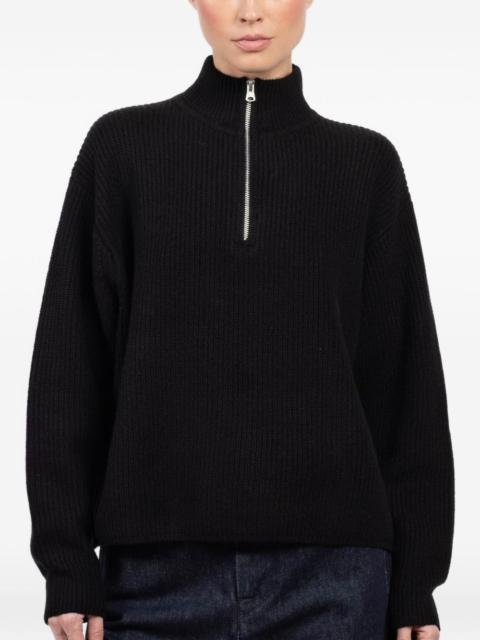half-zip sweater
