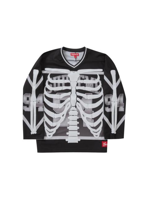 Supreme Bones Hockey Jersey Black