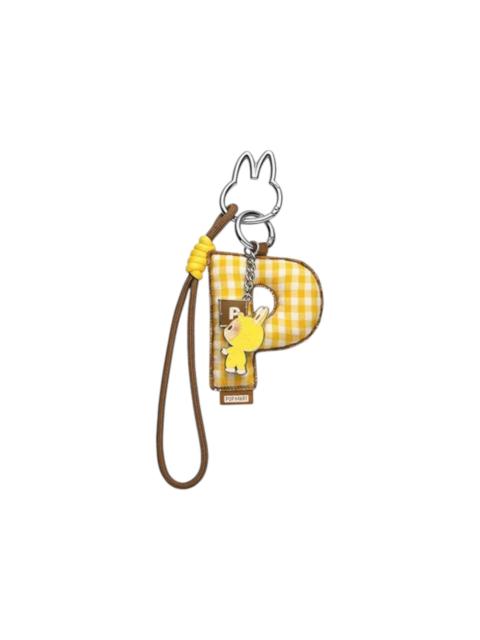 Pop Mart Labubu The Monsters Pin for Love Series "P" Letter Pendant