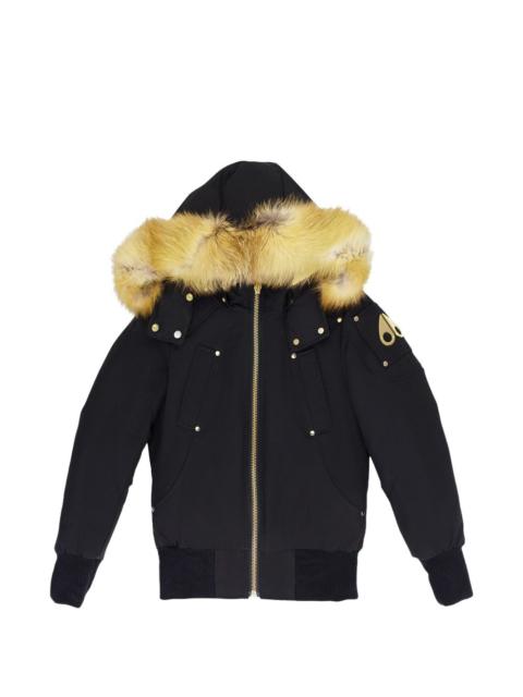 Saint Flavie faux-fur-trim bomber jacket