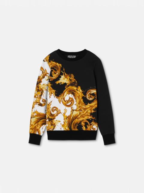 Printed Cotton-Jersey Sweatshirt