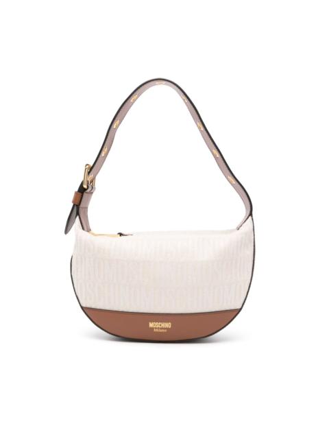 logo-jacquard shoulder bag