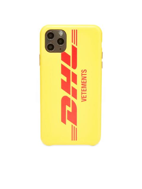 VETEMENTS DHL Logo iPhone 11 Pro Max Case