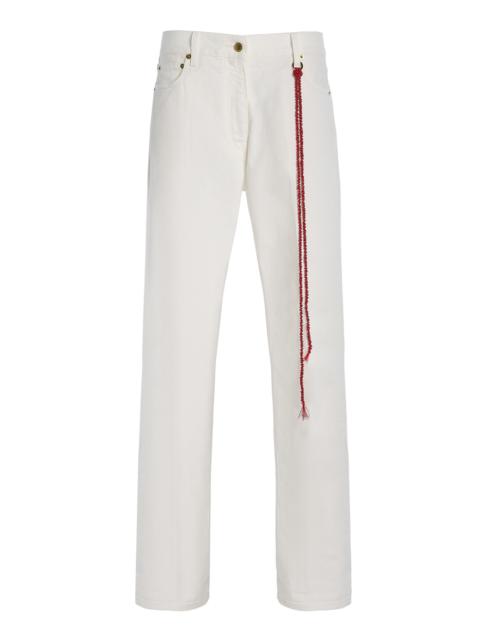 Naomi Rigid Boyfriend Jeans white