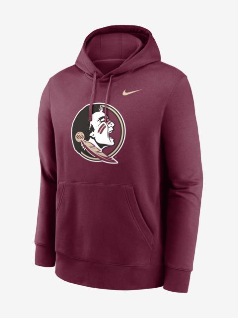 Florida State Seminoles Primetime Evergreen Club Primary Logo Nike Men's College Pullover Hoodie